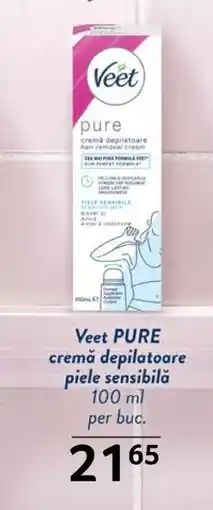 Selgros Veet PURE cremă depilatoare piele sensibilă Ofertă