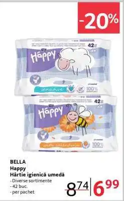 Selgros BELLA Happy Hârtie igienică umedă Ofertă