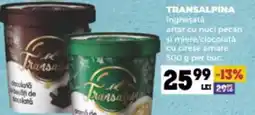 Annabella TRANSALPINA Inghetata artar cu nuci pecan si miere/ciocolată cu cirese amare Ofertă