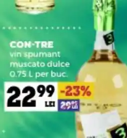 Annabella CON-TRE vin spumant muscato dulce Ofertă