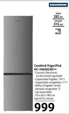 Selgros Combină frigorifică HC-HM262XE++ Ofertă