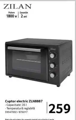Selgros Cuptor electric ZLN8887 Ofertă