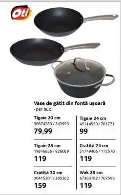 Selgros Tigaie, 20 cm Ofertă