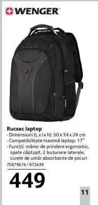 Selgros Rucsac laptop Ofertă