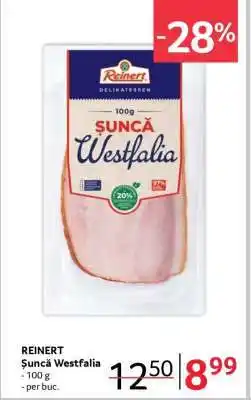 Selgros REINERT Şuncă Westfalia Ofertă