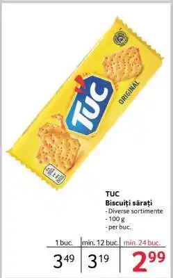Selgros TUC Biscuiți sărați Ofertă
