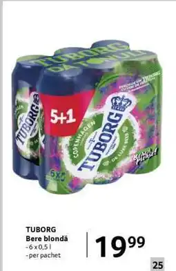 Selgros TUBORG Bere blondă Ofertă