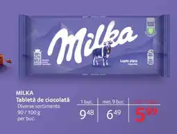 Selgros MILKA Tabletă de ciocolată Ofertă