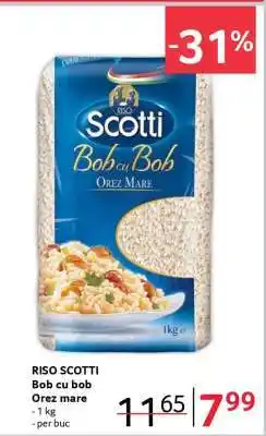 Selgros Riso Scotti Bob cu Bob Orez mare Ofertă