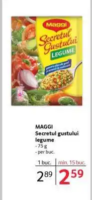 Selgros MAGGI SECRETUL GUSTULUI LEGUME Ofertă