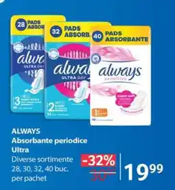 Selgros ALWAYS Absorbante periodice Ultra Ofertă