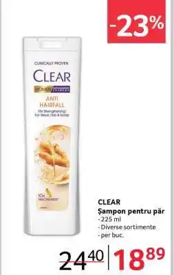 Selgros CLEAR Șampon pentru păr Ofertă