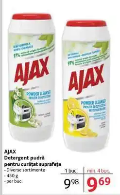 Selgros AJAX Detergent pudră pentru curățat suprafețe Ofertă