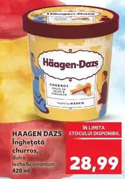 Kaufland HAAGEN DAZS Îngheţată churros, Ofertă