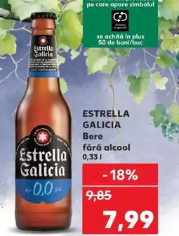 Kaufland ESTRELLA GALICIA Bere fără alcool Ofertă