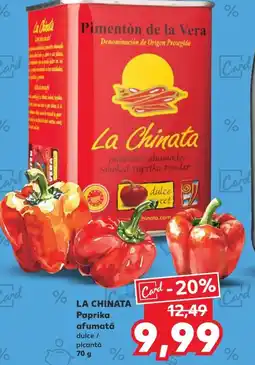 Kaufland LA CHINATA Paprika afumată dulce / picantă Ofertă