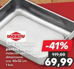 Kaufland Tavă cu mânere pentru cuptor Ofertă