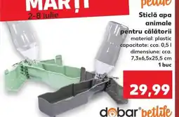Kaufland Sticlă apa animale pentru călătorii Ofertă