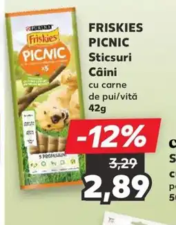 Kaufland FRISKIES PICNIC Sticsuri Câini Ofertă