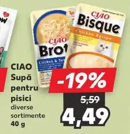 Kaufland CIAO Supă pentru pisici Ofertă