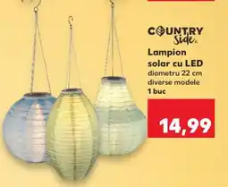 Kaufland Lampion solar cu LED Ofertă