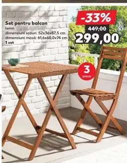 Kaufland Set pentru balcon Ofertă