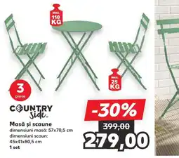 Kaufland Masă şi scaune Ofertă