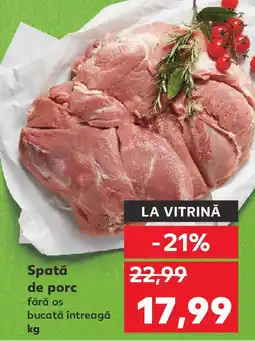 Kaufland Spată de porc Ofertă