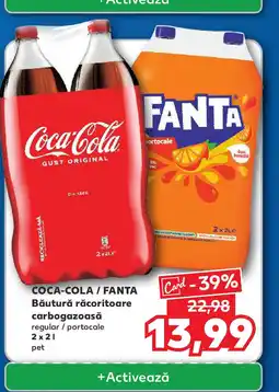Kaufland COCA-COLA / FANTA Băutură răcoritoare carbogazoasă Ofertă