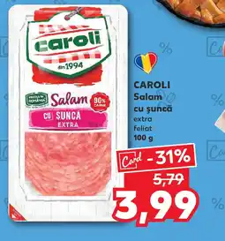 Kaufland CAROLI Salam cu şuncă Ofertă