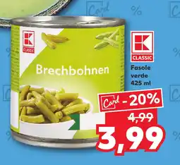 Kaufland Fasole verde Ofertă