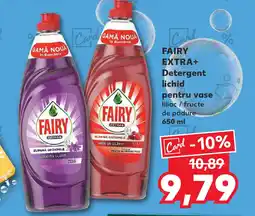 Kaufland FAIRY Extra+ Detergent lichid pentru vase Ofertă