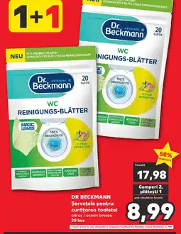 Kaufland DR BECKMANN Şerveţele pentru curățarea toaletei Ofertă