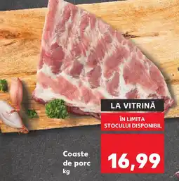 Kaufland Coaste de porc Ofertă
