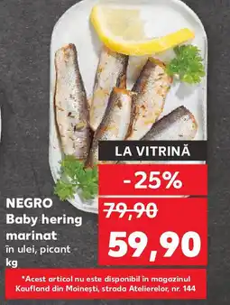 Kaufland Negro Baby hering marinat Ofertă