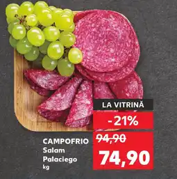 Kaufland CAMPOFRIO Salam Palaciego Ofertă