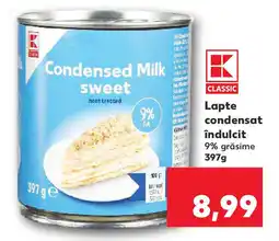 Kaufland Lapte condensat îndulcit Ofertă