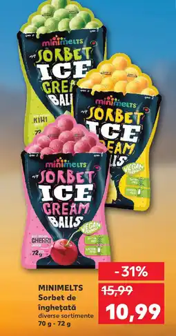 Kaufland MINIMELTS Sorbet de îngheţată Ofertă