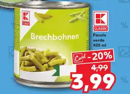 Kaufland Fasole verde Ofertă
