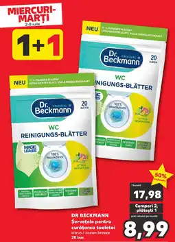 Kaufland DR BECKMANN Şerveţele pentru curățarea toaletei Ofertă