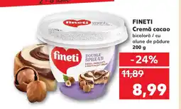 Kaufland FINETI Cremă cacao Ofertă