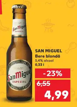 Kaufland SAN MIGUEL Bere blondă Ofertă