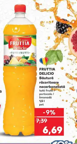 Kaufland FRUTTIA DELICIO Băutură răcoritoare carbogazoasă Ofertă