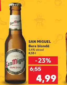 Kaufland SAN MIGUEL Bere blondă Ofertă
