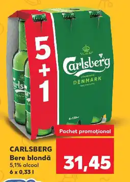 Kaufland CARLSBERG Bere blondă Ofertă