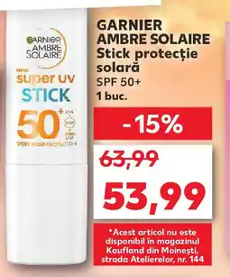 Kaufland GARNIER Ambre solaire Stick protecție solară Ofertă