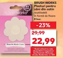 Kaufland Brush works Plasturi pentru sâni din satin Ofertă
