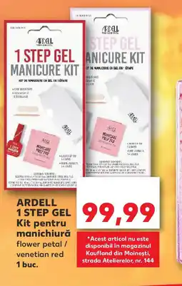 Kaufland ARDELL 1 Step gel Kit pentru manichiură Ofertă