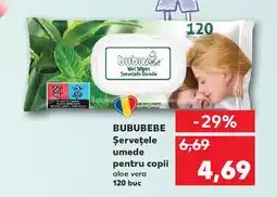 Kaufland BUBUBEBE Şerveţele umede pentru copii Ofertă