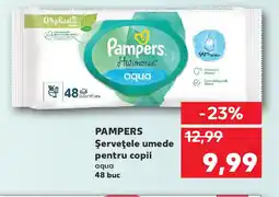 Kaufland PAMPERS Şerveţele umede pentru copii Ofertă